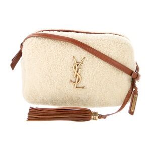 YSL Lou Lou Shearling Belt Bag - RARE